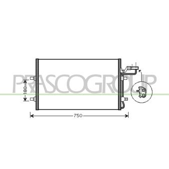 Condenseur, climatisation PRASCO OEM 31418512