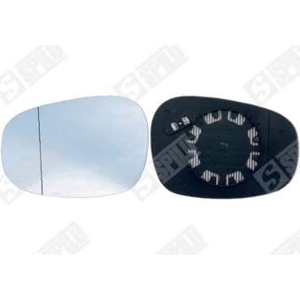 Verre de rétroviseur, rétroviseur extérieur SPILU [10455]