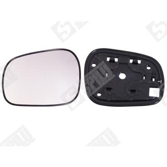 Verre de rétroviseur, rétroviseur extérieur SPILU [13103]