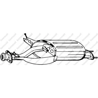 Silencieux central BOSAL 165-229