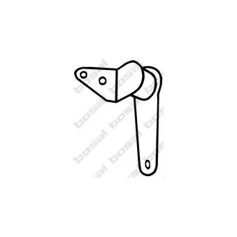 Bandes de caoutchouc, échappement BOSAL 255-353