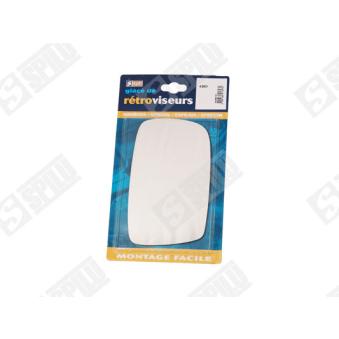 Verre de rétroviseur, rétroviseur extérieur SPILU 43807 pour TOYOTA YARIS 1.5 TS - 105cv