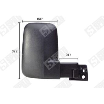 Rétroviseur extérieur SPILU 50960 pour MERCEDES-BENZ SPRINTER 2.5 DI - 71cv