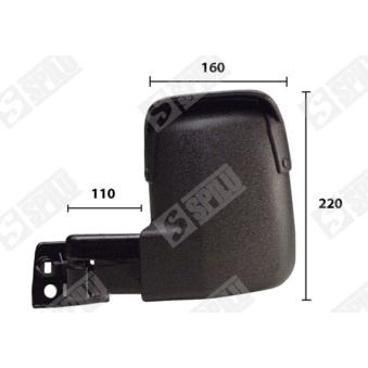 Rétroviseur extérieur SPILU 50963