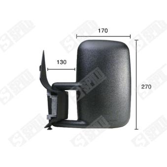 Rétroviseur extérieur SPILU [51868]