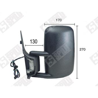 Rétroviseur extérieur SPILU OEM A0008114930
