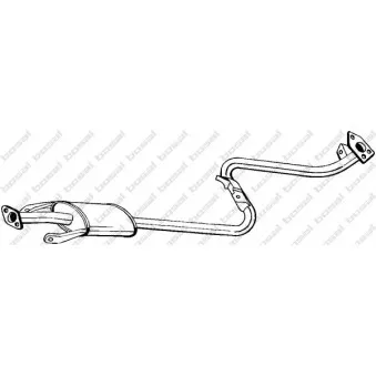 Silencieux central BOSAL 283-111