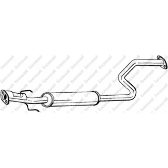 Silencieux central BOSAL 283-193
