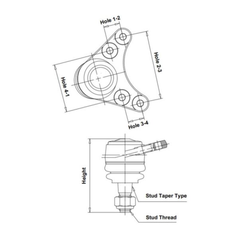 Rotule de suspension CTR CB0147L - Visuel 2