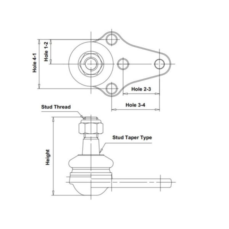 Rotule de suspension CTR CB0160 - Visuel 2