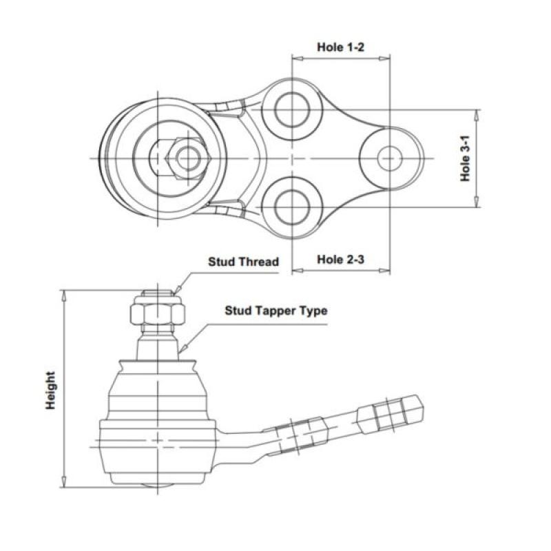 Rotule de suspension CTR CB0325 - Visuel 2
