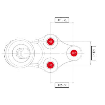 Rotule de suspension CTR OEM 7081835