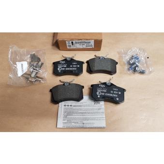 Jeu de 4 plaquettes de frein arrière OE OEM 1623180580