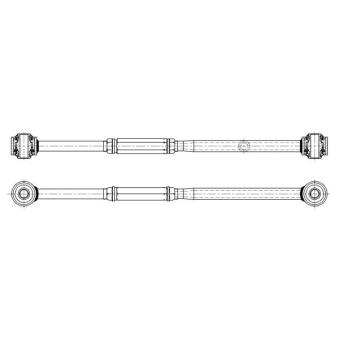 Bras de liaison, suspension de roue arrière droit CTR [CQ0621R]