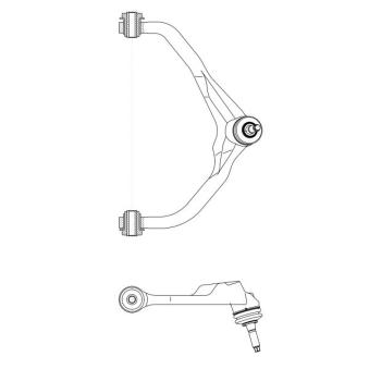 Triangle ou bras de suspension (train avant) CTR [CQ1144R]