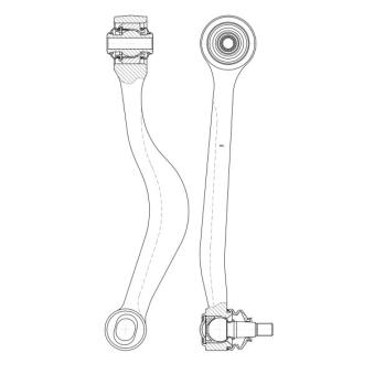 Bras de liaison, suspension de roue avant droit CTR [CQ1145R]