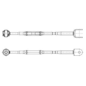 Bras de liaison, suspension de roue arrière gauche CTR [CQ1154L]