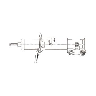 Amortisseur avant droit CTR OEM 96653231