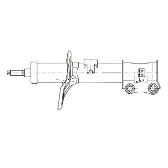 Jeu de 2 amortisseurs avant CTR OEM 96653233 Jeu de 2 amortisseurs avant CTR OEM 96653233