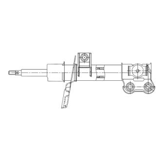 Jeu de 2 amortisseurs avant CTR GY1308G