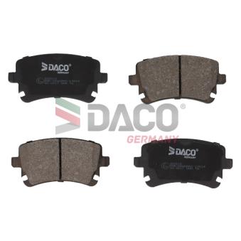Jeu de 4 plaquettes de frein avant DACO Germany [320210]
