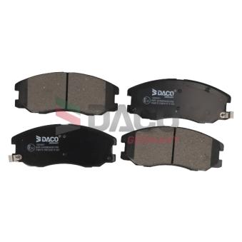 Jeu de 4 plaquettes de frein avant DACO Germany 320401 pour RENAULT SCENIC E-TECH 2.2 CDTI 4x4 - 163cv