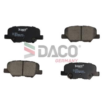Jeu de 4 plaquettes de frein avant DACO Germany [320604]