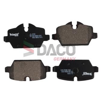 Jeu de 4 plaquettes de frein avant DACO Germany [321530]