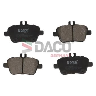 Jeu de 4 plaquettes de frein avant DACO Germany [322348]