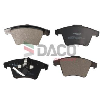 Jeu de 4 plaquettes de frein avant DACO Germany OEM 7H0698151D Jeu de 4 plaquettes de frein avant DACO Germany OEM 7H0698151D