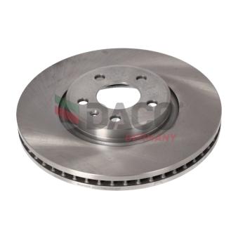 Jeu de 2 disques de frein arrière DACO Germany [600225]