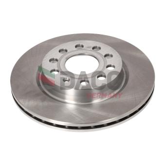 Jeu de 2 disques de frein arrière DACO Germany [604787]