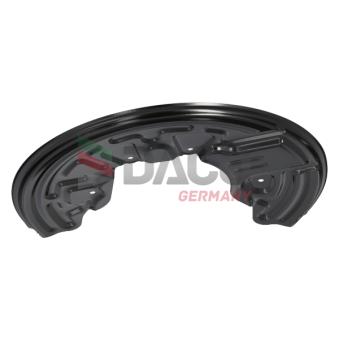 Déflecteur, disque de frein avant gauche DACO Germany 610212 pour SEAT LEON 2.4 - 163cv