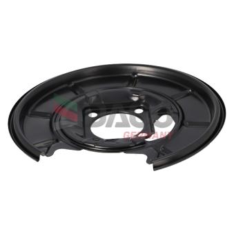 Déflecteur, disque de frein arrière gauche DACO Germany [612307]