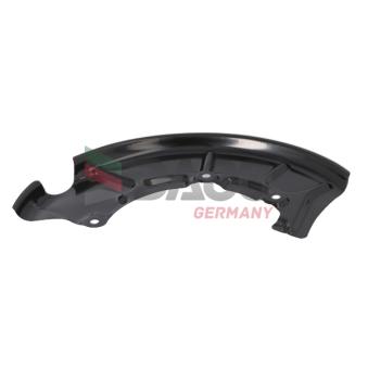 Déflecteur, disque de frein avant gauche DACO Germany [614202]