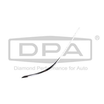 Baguette et bande protectrice, pare-chocs avant droit DPA [81017902]