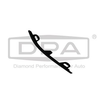 Baguette et bande protectrice, pare-chocs avant droit DPA 88531800702