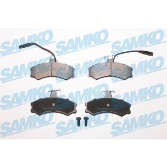 Jeu de 4 plaquettes de frein avant SAMKO [5SP012]