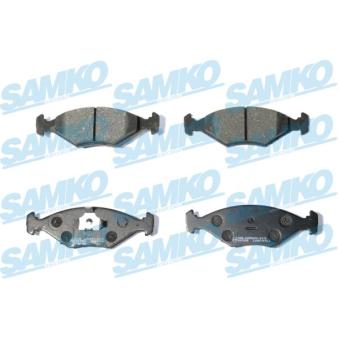 Jeu de 4 plaquettes de frein avant SAMKO [5SP016]