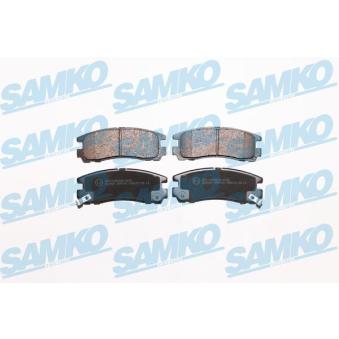 Jeu de 4 plaquettes de frein arrière SAMKO [5SP043]
