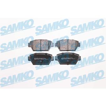 Jeu de 4 plaquettes de frein arrière SAMKO [5SP044]