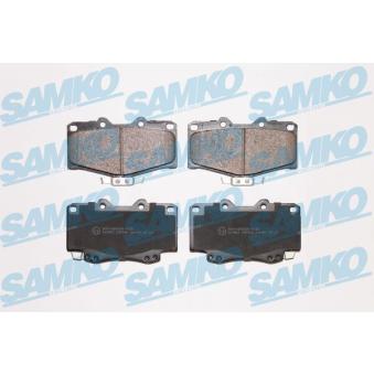 Jeu de 4 plaquettes de frein avant SAMKO [5SP058]