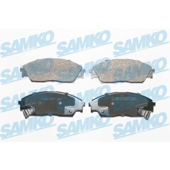 Jeu de 4 plaquettes de frein avant SAMKO [5SP071]