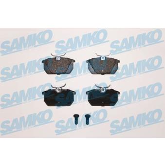 Jeu de 4 plaquettes de frein arrière SAMKO [5SP101]