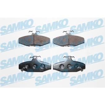Jeu de 4 plaquettes de frein arrière SAMKO [5SP1018]