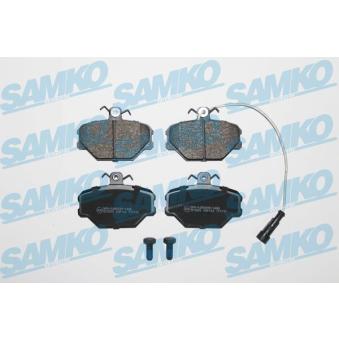 Jeu de 4 plaquettes de frein avant SAMKO [5SP102]
