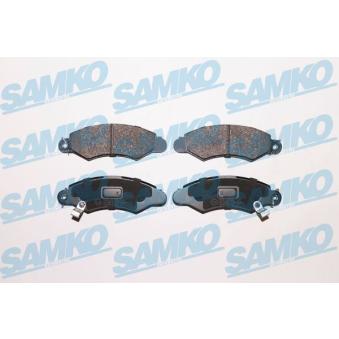 Jeu de 4 plaquettes de frein avant SAMKO OEM 5520080E10