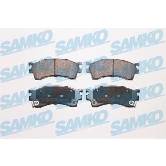 Jeu de 4 plaquettes de frein avant SAMKO OEM GAYA3323Z