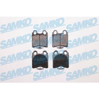 Jeu de 4 plaquettes de frein arrière SAMKO OEM 0446630120