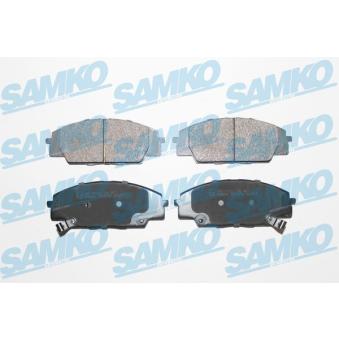 Jeu de 4 plaquettes de frein avant SAMKO OEM h4502s0a003